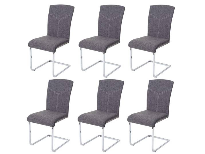 ESSZIMMERSTUHL Grau 6er-Set