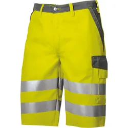 Warnschutz-Shorts "2014-845" Hi-Vis Comfort - 46 - warngelb/dunkelgrau