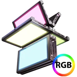 Falcon Eyes RGB LED Lampe PockeLite F7 Fold (Studioleuchte, Videoleuchte), Dauerlicht, Mehrfarbig