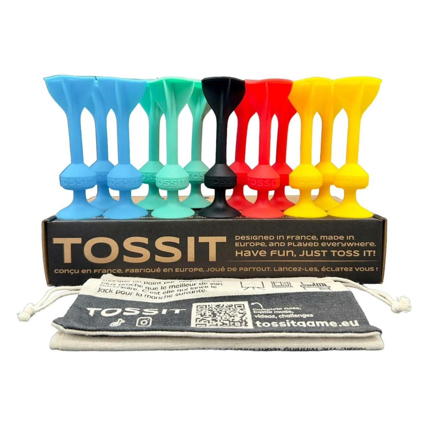 Tossit Saugnapf-Darts (Deutsch, Englisch, Französisch, Multilingual, 2 - 4 Spieler) (TOSDUO-RCBY)