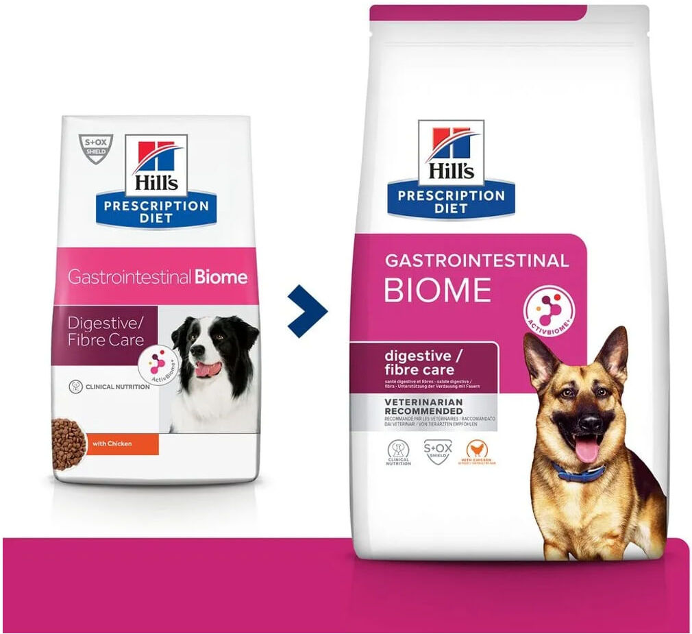 HILLS Kit Risparmio 2x10KG Hill's Prescription Diet Gastrointestinal Biome Cane 2x10KG