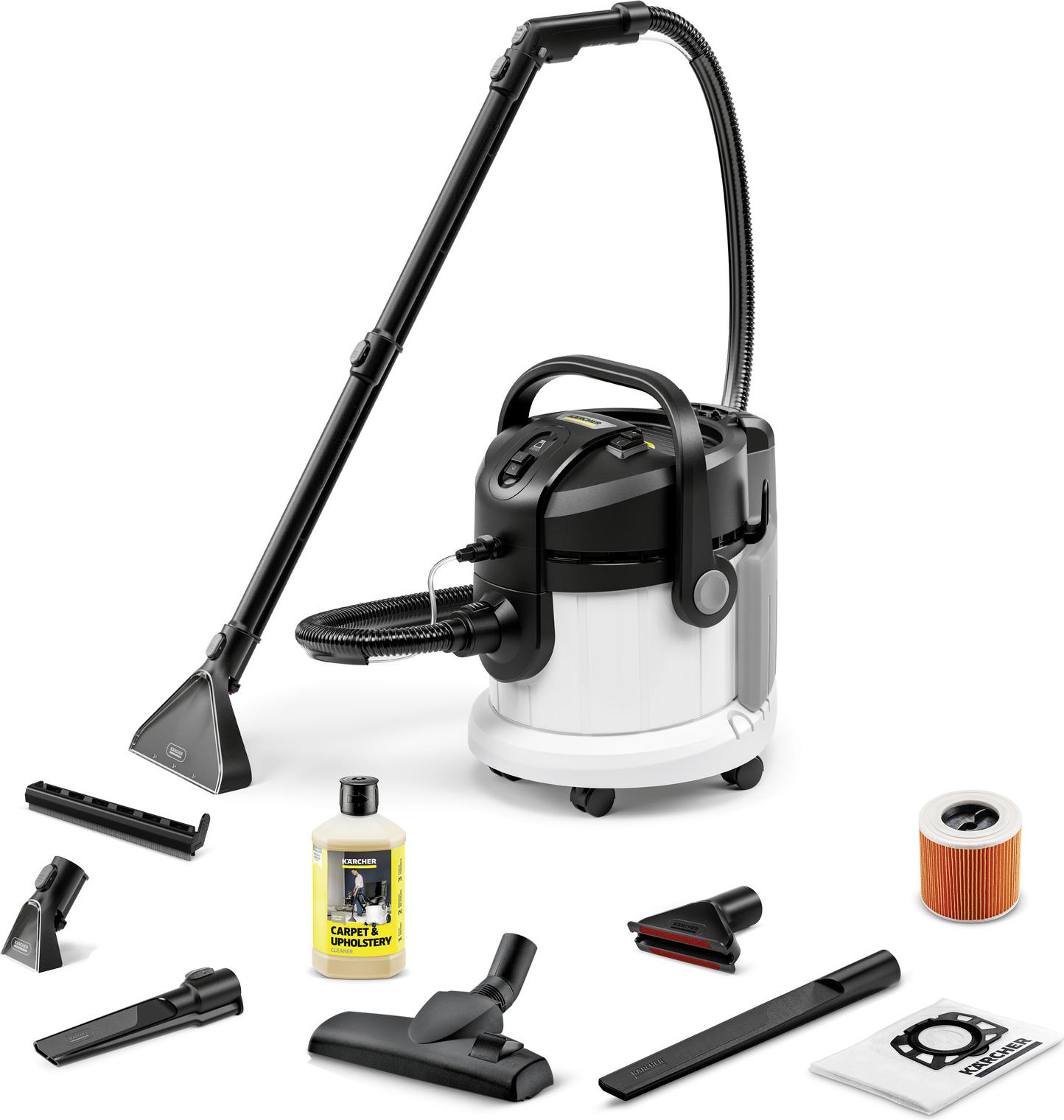 Kärcher SE 4 Plus Special, 1000 W, Trommel-Vakuum, Trocken&Nass, Staubbeutel, Filterung, Schwarz, Gelb