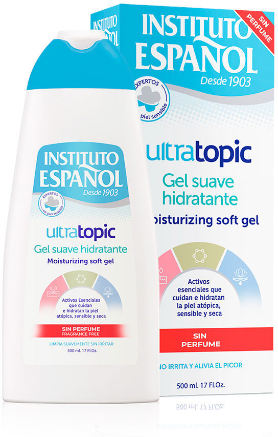 Instituto Español Gel macio hidratante Ultratopic 500 ml