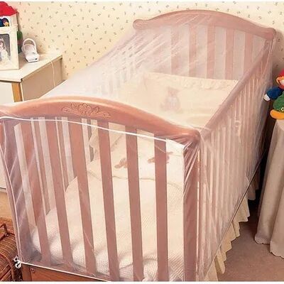 Tiny Tots Teens Trends Summer Baby Bed Crib Mosquito Net, Universal Foldable Breathable Cover Summer Baby Bed Crib Mosquito Net, Universal Foldable Breathable Cover