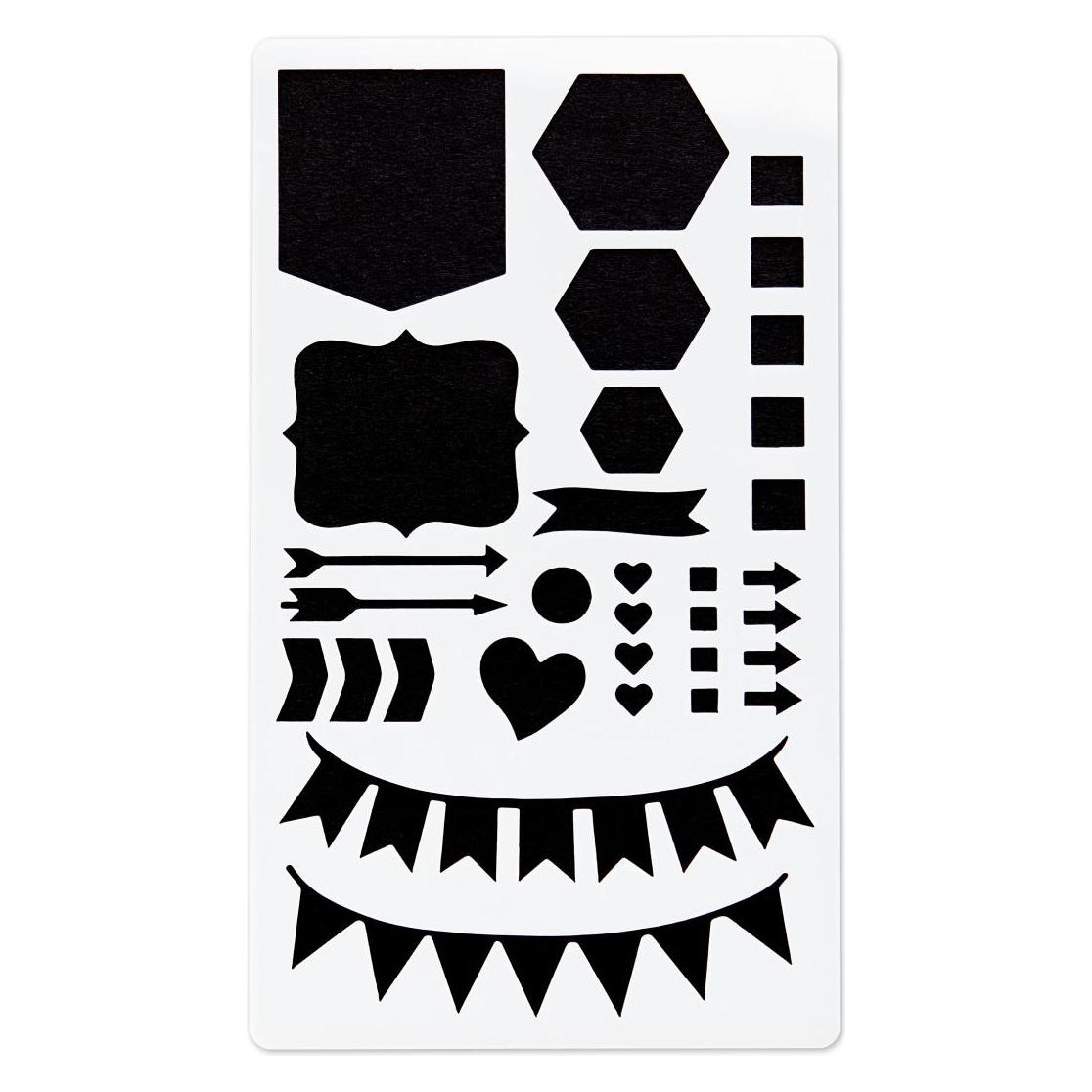 Hama Schablonen-Set, zum Malen, Basteln, Dekorieren, 5er-Pack (00007743)
