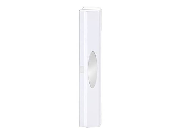 WENKO Folienschneider Mod. Perfect-Cutter praktischer Abroller für Frischhaltefolie und Alufolie Folienspender aus Kunststoff Weiß 38 x 5,2 x 6,7 cm