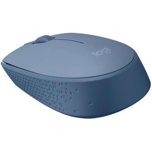 Logitech Maus M171 Wireless Mouse, 3 Tasten, 1000 dpi, kabellos, blaugrau