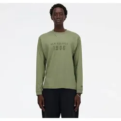NEW BALANCE Herren Shirt Mens Lifestyle Long Sleeve, Größe XXL in Weiß Weiß