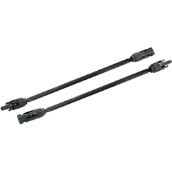 Schwaiger, Zubehör Stromerzeuger, Flachkabeladapter 2 Stk. 0.3m (Solarstecker)