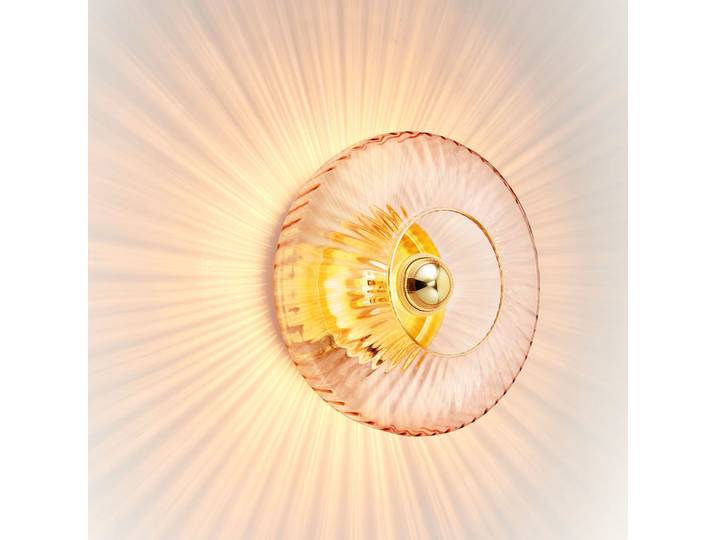 New Wave Optic Wandleuchte XL Rose/Gold - Design By Us