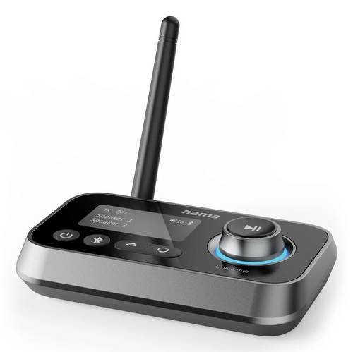 Hama 00205322 Bluetooth-Adapter "Link.it duo", Sender u. Empfänger, Bluetooth nachrüsten