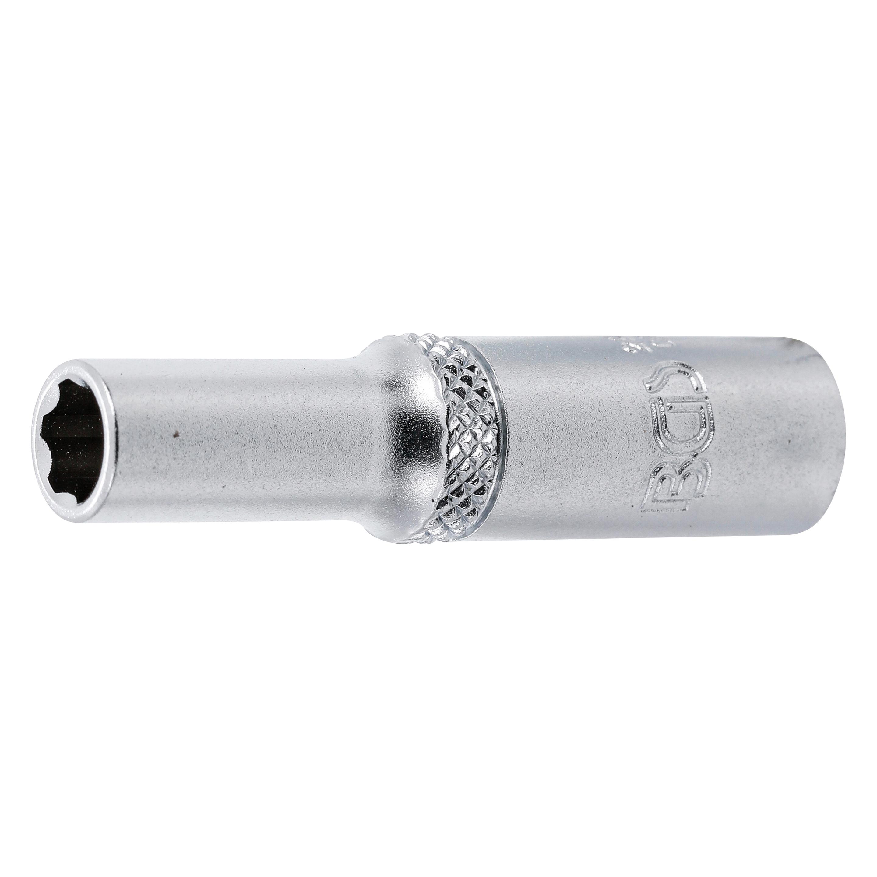 BGS Steckschlüssel-Einsatz Super Lock, tief Antrieb Innenvierkant 6,3 mm (1/4") SW 6 mm (6 mm) (2966)