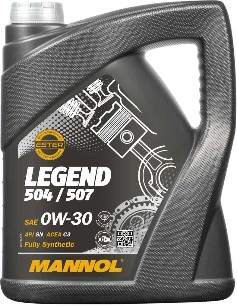 Sct - Mannol Motoröl Mannol Legend 504/507 0w-30 [5l] Mn77305 5l Für Ssangyong Vag