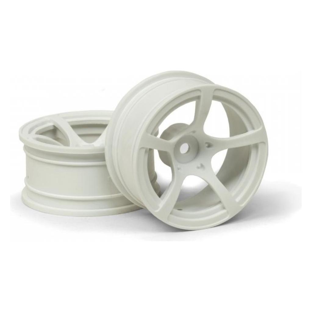 HPI D5 WHEEL WHITE (9MM/2PCS) (120205)