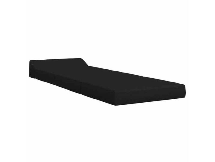 Banquette-lit - Canapé-lit pliable - - tissu - noir - 200 x 70 x 10 cm 3068528