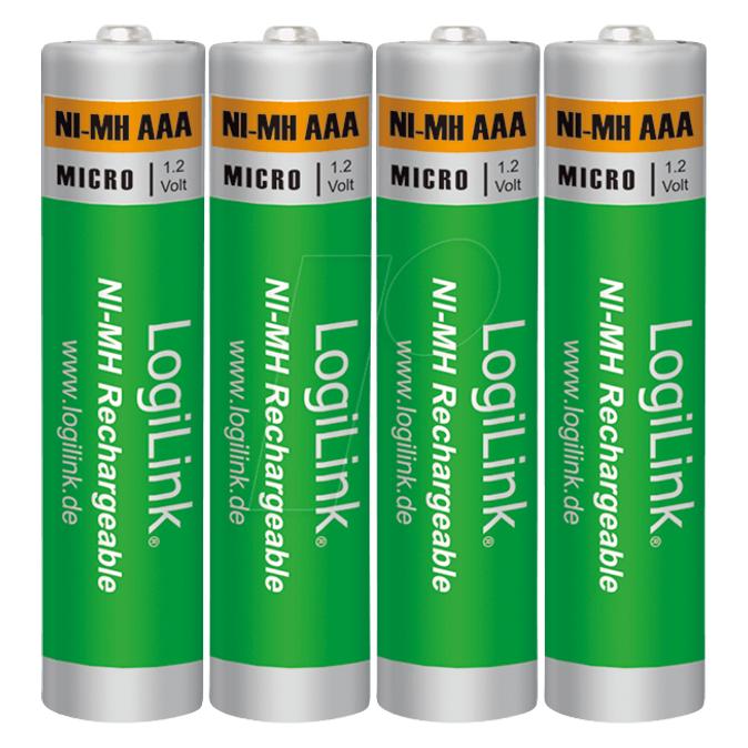 LogiLink Ultra Power (4 Stk., AAA, 1000 mAh) (LR03RB4)