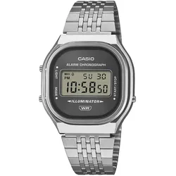 Casio A140WE-8AEF Uhr in Unisexgröße Edgy Collection Grau