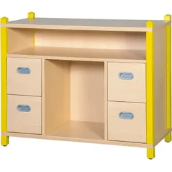 Stollen-Schrank 4 Dekorschübe, 2 Fächer