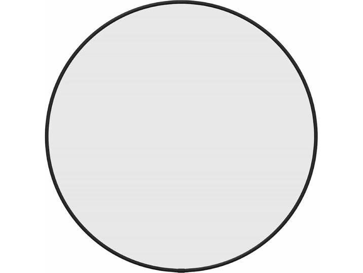 vidaXL - Wandspiegel - rond - Ø50 - cm - zwart