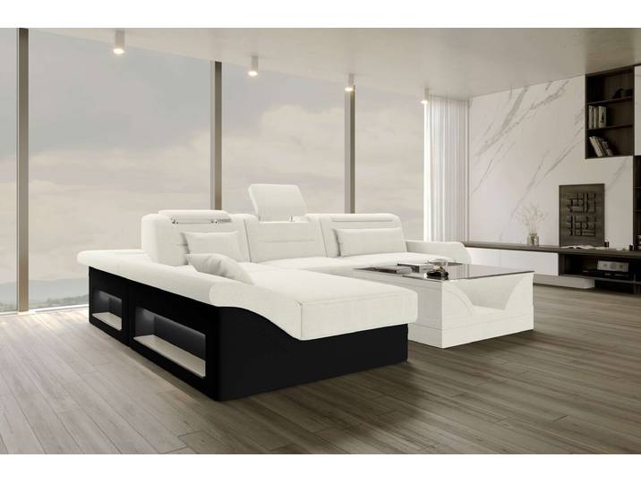 Ecksofa Monza L Form Stoffsofa