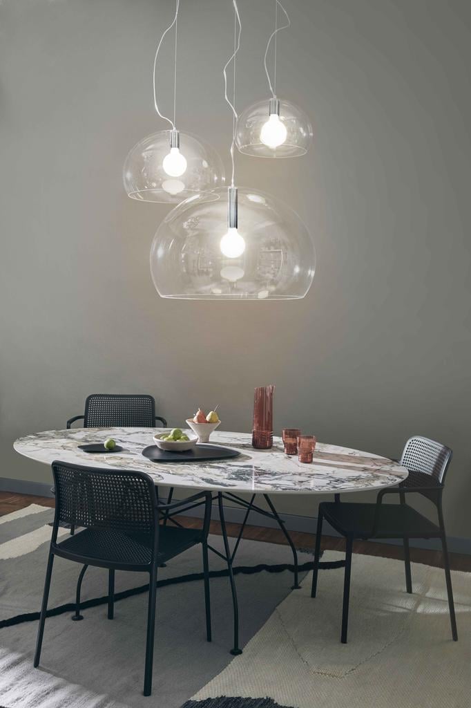 Kartell Big Fly Pendelleuchte (weiß glänzend) weiß glänzend