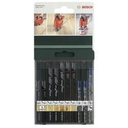 Bosch Accessories 2609256775 10tlg. Stichsägeblatt-Set U-Schaft U 19 BO; U 1 AO; U 111 C) U 111 D; U 144 D; U 101 B; U 101 D; U 18 G; U 18 A; U 127 D 10 St.
