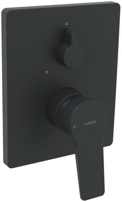 Hansa HANSABLUEBOX TWIST Mitigeur monocommande baignoire, rotatif, noir mat (8984908333)