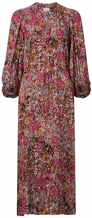 RICHROYAL Midikleid  dunkelrot   36 36