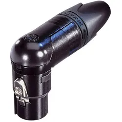 Neutrik XLR Steckverbinder Kabelbuchse Serie RX, Audio Stecker, Schwarz