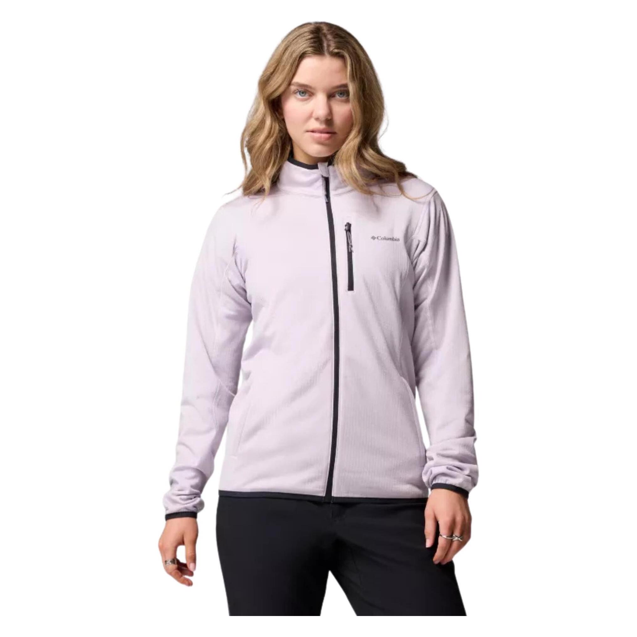 Columbia Damen Essential Hike Grid Fleecejacke mit durchgehendem Reissverschluss (L) (2136233551)