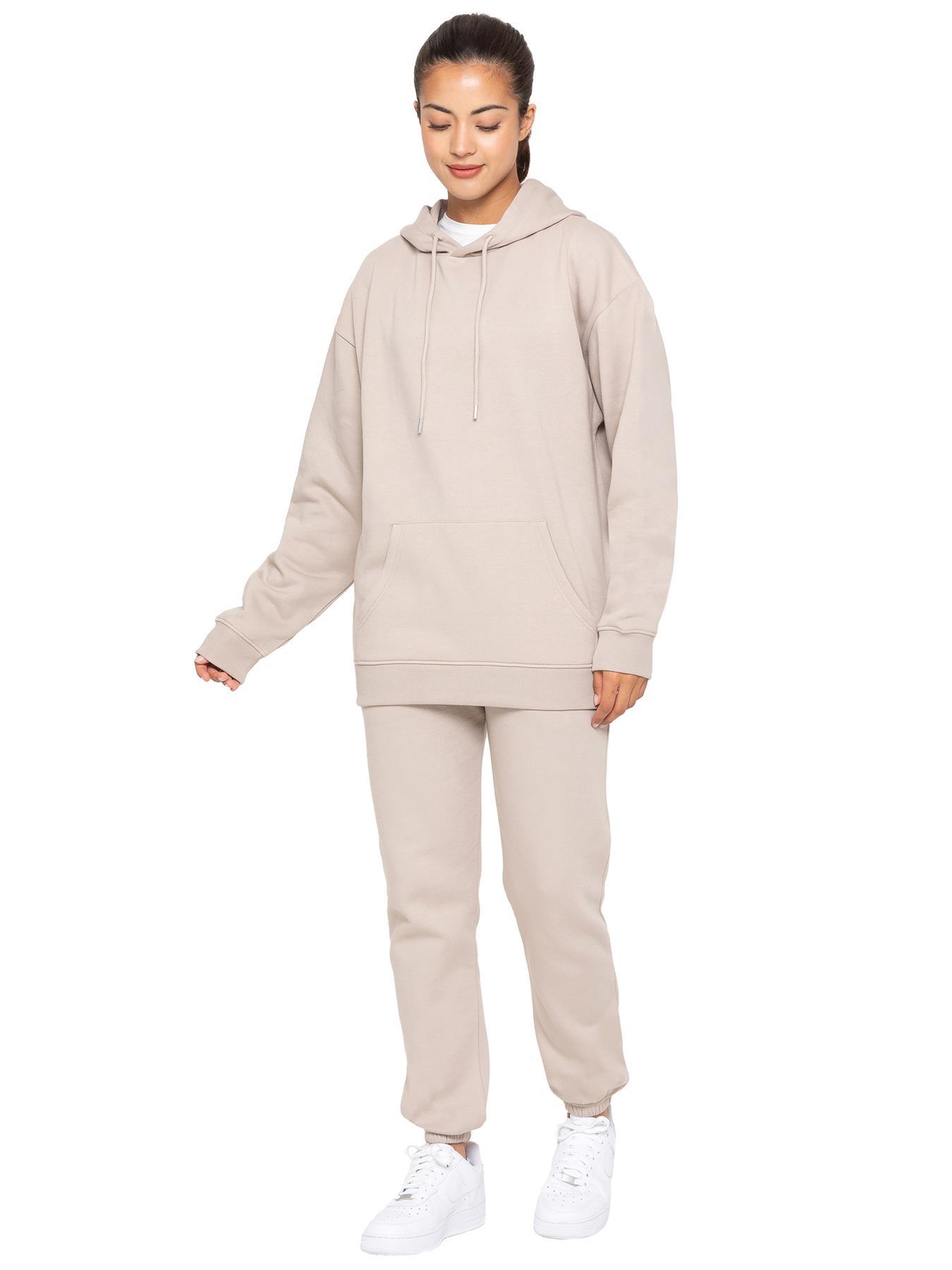 Enzo | Dames Oversized Pullover Hoodie Tracksuit Set