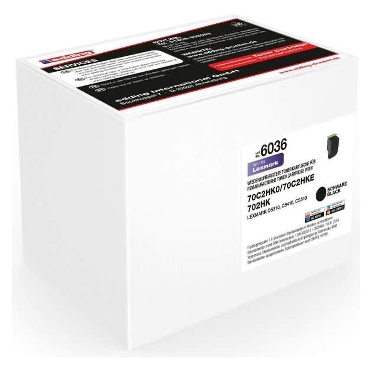 Edding Ton.ers.Lexm.70C2HK0 BK 18-6036 - Tonereinheit (BK) (18-6036)