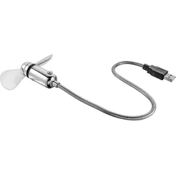 TRUST Ventilator Flex 23235 USB Schwanenhals LED Uhrzeit