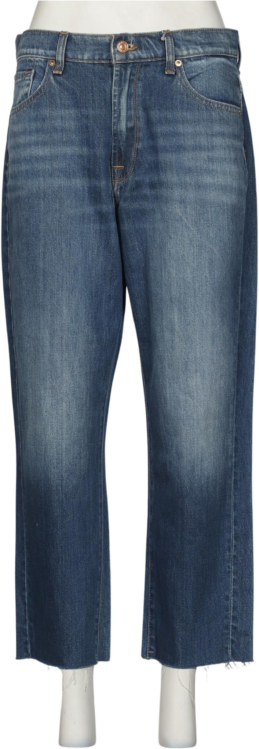 7 for all mankind Damen Jeans, Blau, Gr. W29, Baumwolle - Second Hand