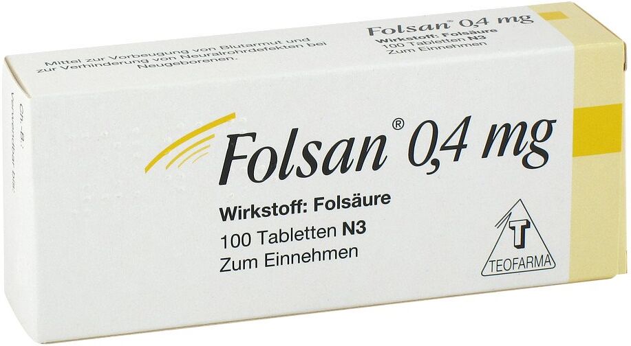Folsan 0,4 mg Tabletten