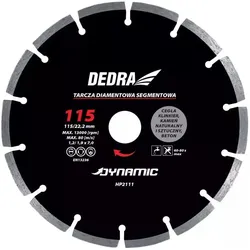 Dedra, Sägeblatt, Segmentierte Diamantschleifscheibe 250 mm/25,4 mm dynamisch