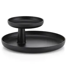 Vitra Etagere Rotary Tray tiefschwarz, Designer Jasper Morrison, 12 cm