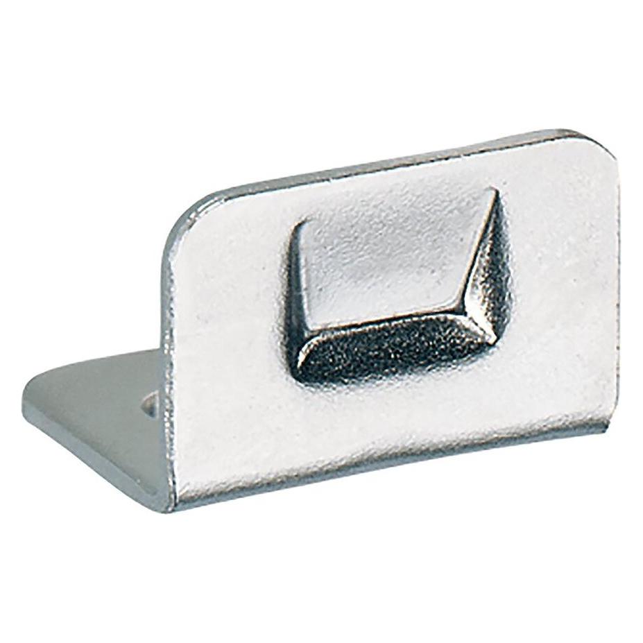 Hettich Anschlagwinkel vernickelt Grösse 17/13,5 (Eckwinkel, 1 Stk.) (72684)