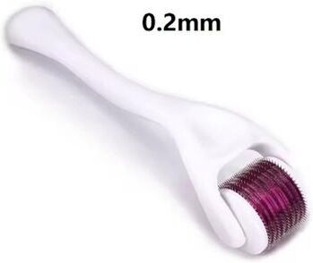 Uplifted Finds 540 Needles Facial And Body Derma Roller 0.20 Mm Red white