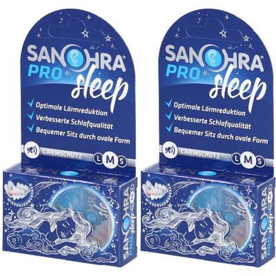 Sanohra pro sleep Gehörschutzstöpsel M 8-11 mm 2x 2x2 St