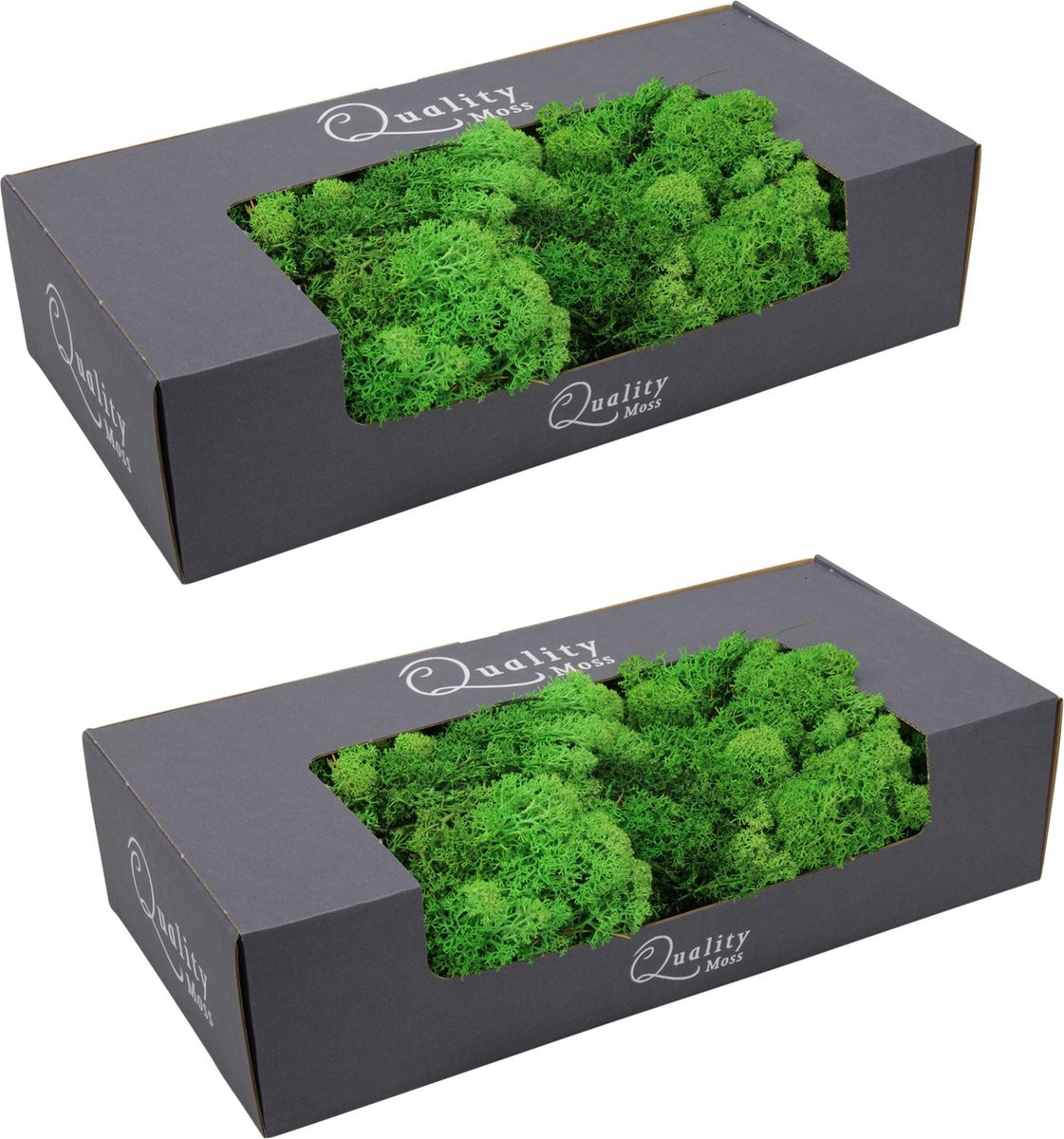 Othmar Decorations Decoratie mos - Groen - Natuurlijk - 1000 gram - Finlands moss hobby materiaal