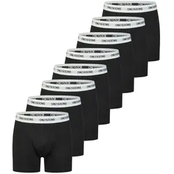 Only & Sons Boxershorts Herren lang ONSSCOTT 8er Pack - Black (Pack 4) - S
