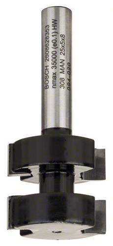 Bosch Accessories 2608628353 Federfräser Hartmetall Länge 58mm Produktabmessung, Ø 25mm Schaftdurchmesser 8mm