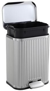 Garvee Stainless Steel Step Kitchen Trash Can