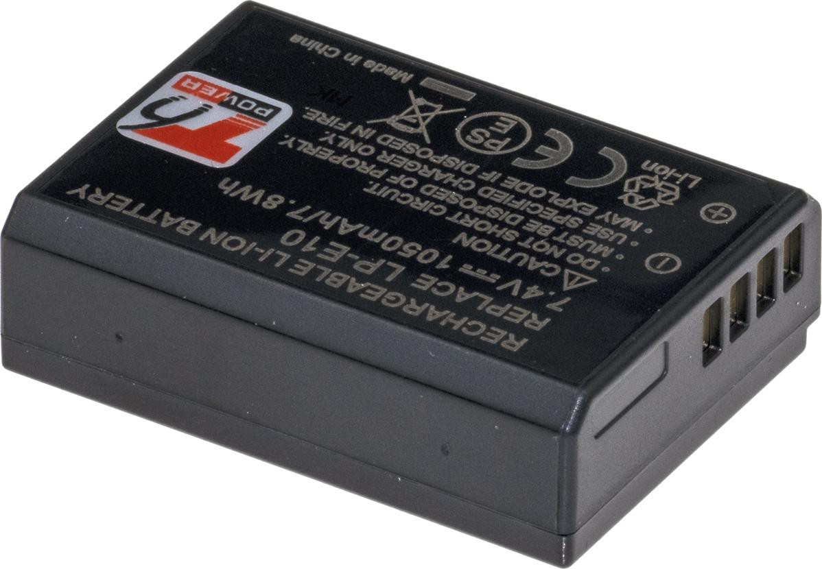 T6 Power Canon LP-E10 Accu, 1050mAh, 7,8Wh, zwart