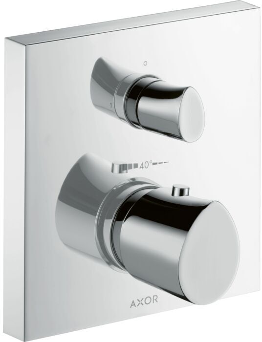 Hansgrohe Axor Starck Organic Brause Thermostat 12716000 Unterputz Thermostat, Ab und Umstellventil, chrom