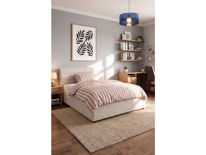 Polsterbett Sienna Beige ca. 140x200cm