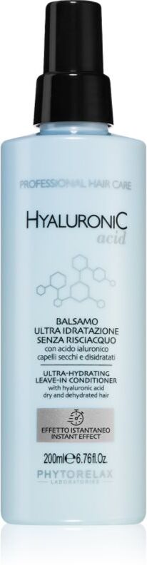 Phytorelax Laboratories Hyaluronic Acid après-shampoing sans rinçage pour cheveux secs 200 ml