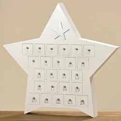 BOLTZE GRUPPE GmbH Adventskalender Star 25tlg H80 Material: MDF