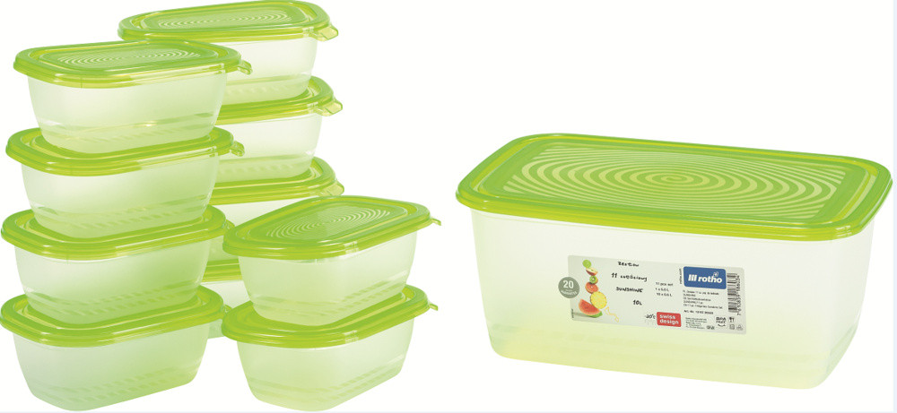 ROTHO Set van voedselbewaarcontainers SUNSHINE
